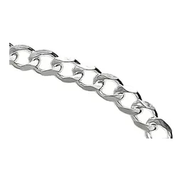 Cadena Cubana Plata Esterlina .925 para Hombre 55cm - Imagen 5