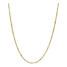 Cadena de Oro 10k Tejido Cuerda Torsal 60 cm y 2 mm Unisex - Imagen 1