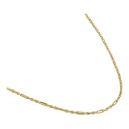 Cadena de Oro 10k Tejido Cuerda Torsal 60 cm y 2 mm Unisex - Imagen 2