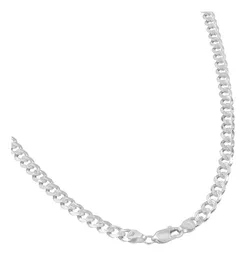 Cadena de Plata .925 Cubana Diamantada para Hombre 60 cm - Imagen 2