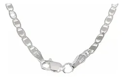 Cadena de Plata 925 Diseño Marinera Clásica Unisex 60cm - Imagen 2
