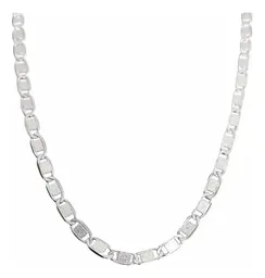 Cadena de Plata 925 Diseño Marinera Clásica Unisex 60cm - Imagen 4