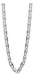 Cadena de Plata 925 Marinera Diamantada 70cm para Hombre - Imagen 2