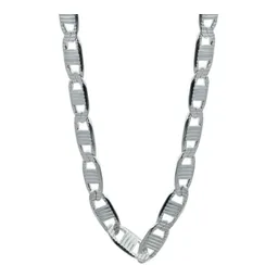 Cadena de Plata 925 Marinera Diamantada 70cm para Hombre - Imagen 3