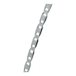 Cadena de Plata 925 Marinera Diamantada 70cm para Hombre - Imagen 4