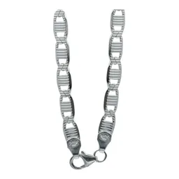 Cadena de Plata 925 Marinera Diamantada 70cm para Hombre - Imagen 5