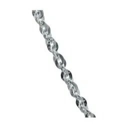 Cadena de Plata Ley .925 Diseño Torsal Marinera con Eslabones 45 cm - Imagen 3