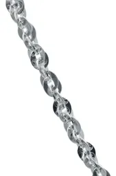 Cadena de Plata Ley .925 Diseño Torsal Marinera con Eslabones 45 cm - Imagen 3
