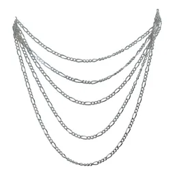Cadena Figaro 3x1 Plata Ley .925 50cm - Imagen 4