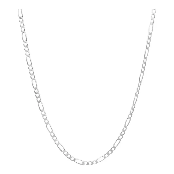 Cadena Figaro 3x1 Plata Ley .925 de 60cm para Hombre - Imagen 1