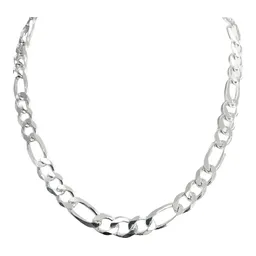 Cadena Figaro 3x1 Plata 925 Hombre 60 cm Largo - Imagen 1