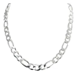 Cadena Figaro 3x1 Plata 925 Hombre 60 cm Largo - Imagen 1