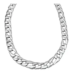 Cadena Fígaro Troquelada de Plata .925 de 11 mm y 57 cm Broche Caja - Imagen 1