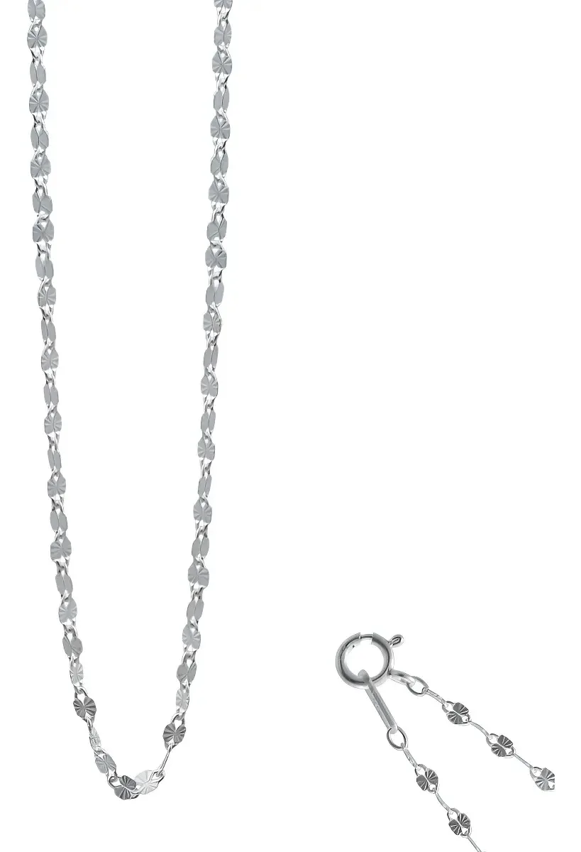 Cadena Granito Plata 925 Italiana 45cm Unisex - Joyaris Joyería Fina Artesanal Mexicana