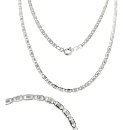 Cadena Marinera Diamantada Plata 925 45cm Unisex - Imagen 1