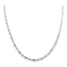 Cadena Marinera Diamantada Plata 925 45cm Unisex - Imagen 2