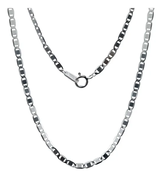 Cadena Marinera Lisa Plata .925 45cm - Imagen 1