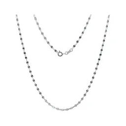 Cadena Marinera Plata 925 Sólida Diamantada 55cm - Imagen 1