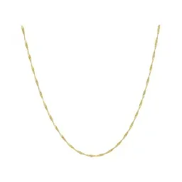 Cadena Oro 10k Eslabón Singapur 45cm para Mujer - Imagen 2