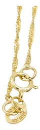 Cadena Oro 10k Eslabón Singapur 45cm para Mujer - Imagen 5