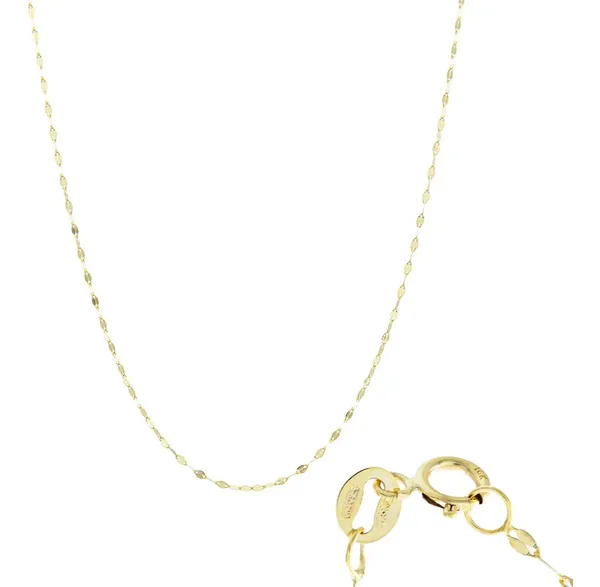 Cadena Oro 10k Granito de Café 45cm Unisex - Imagen 1