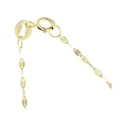 Cadena Oro 10k Granito de Café 45cm Unisex - Imagen 3