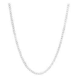 Cadena Plata 925 Barbada Cubana 45cm para Hombre - Imagen 1