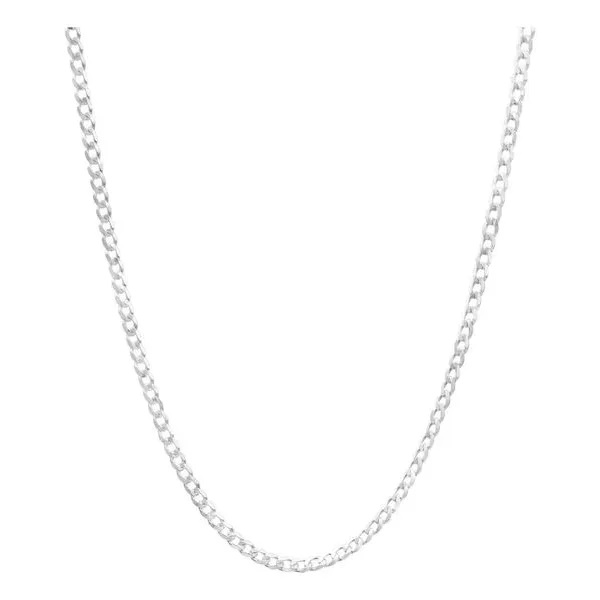 Cadena Plata 925 Barbada Cubana 45cm para Hombre - Imagen 1