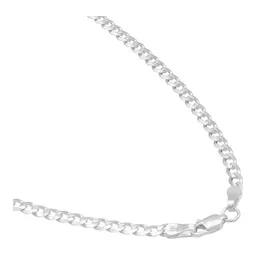Cadena Plata 925 Barbada Cubana 45cm para Hombre - Imagen 4