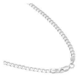 Cadena Plata 925 Barbada Cubana 45cm para Hombre - Imagen 3