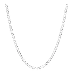 Cadena Plata .925 Barbada Cubana 55cm Hombre - Imagen 1