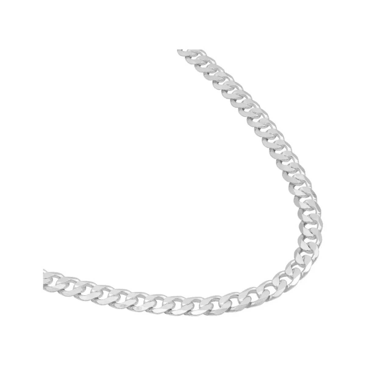 Cadena Plata .925 Barbada Cubana 55cm Hombre - Imagen 3