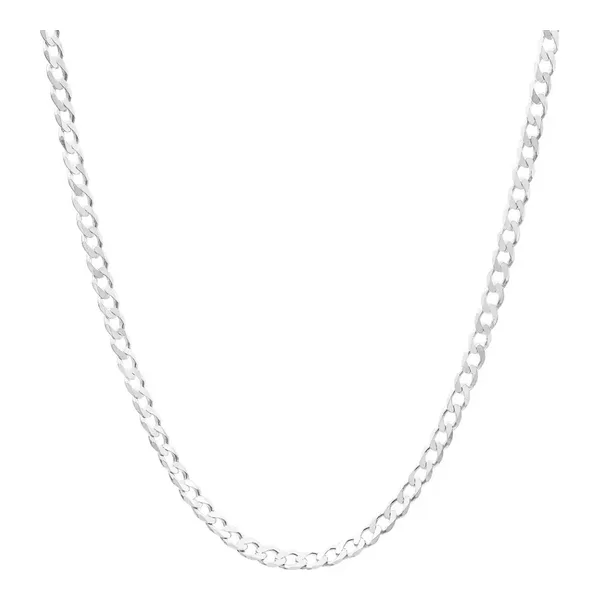 Cadena Plata 925 Barbada Cubana 60cm para Hombre - Imagen 1