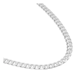 Cadena Plata 925 Barbada Cubana 60cm para Hombre - Imagen 3