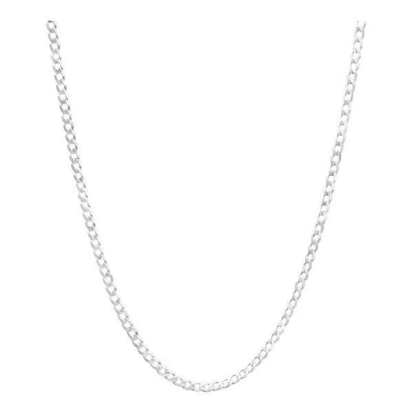 Cadena Plata 925 Barbada Cubana Hombre 50cm - Imagen 1