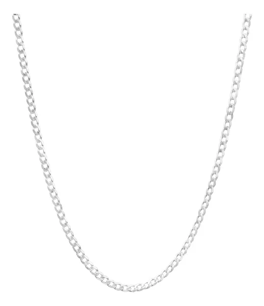 Cadena Plata 925 Barbada Cubana Hombre 50cm - Imagen 1