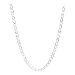 Cadena Plata 925 Barbada Cubana Hombre 60 cm - Imagen 1