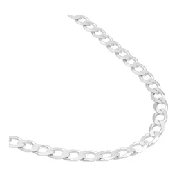 Cadena Plata 925 Barbada Cubana Hombre 60 cm - Imagen 2