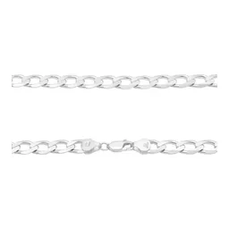 Cadena Plata 925 Barbada Cubana Hombre 60 cm - Imagen 4