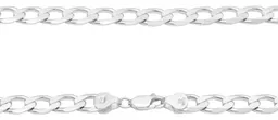 Cadena Plata 925 Barbada Cubana Hombre 60 cm - Imagen 4