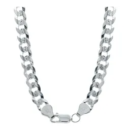 Cadena Plata 925 Barbada Cubana Maciza Diamantada 65cm para Hombre - Imagen 4