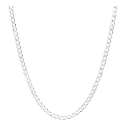 Cadena Plata 925 Barbada Cubana para Hombre 60cm - Imagen 1