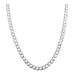 Cadena Plata 925 Cubana Barbada para Hombre 50cm - Imagen 3