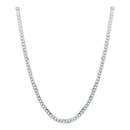 Cadena Plata 925 Cubana Cerrada 60cm para Hombre - Imagen 2