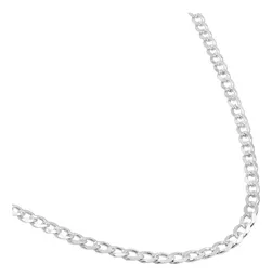 Cadena Plata 925 Cubana Diamantada 50cm para Hombre 4 - Imagen 2