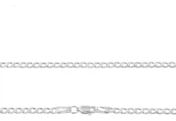 Cadena Plata 925 Cubana Diamantada 50cm para Hombre 4 - Imagen 4