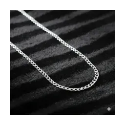 Cadena Plata 925 Cubana Diamantada 50cm para Hombre 4 - Imagen 5