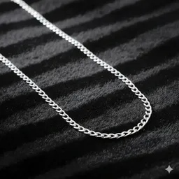 Cadena Plata 925 Cubana Diamantada 50cm para Hombre 4 - Imagen 5