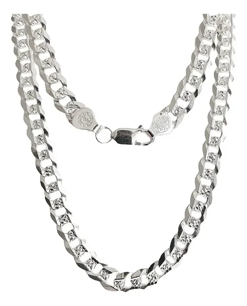 Cadena Plata 925 Cubana Diamantada 60cm para Hombre - Imagen 1