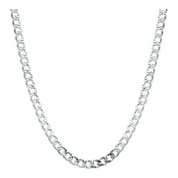 Cadena Plata .925 Cubana Diamantada 60cm Uso Diario - Imagen 1